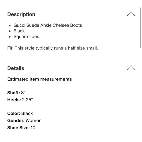 Gucci Authentic Solid Black Genuine Suede Leather Medium Heel Chelsea Boots 10 - Picture 6 of 9